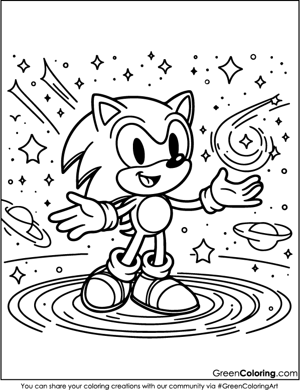 Super Coloring Page