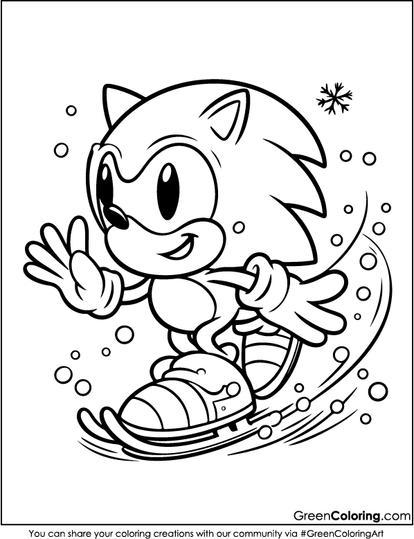Super Sonic Coloring Pages