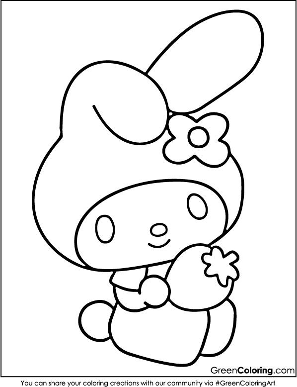 Sanrio coloring pages