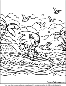 70 Must-Have Super Sonic Coloring Pages: Free Printable PDFs