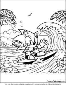 70 Must-Have Super Sonic Coloring Pages: Free Printable PDFs