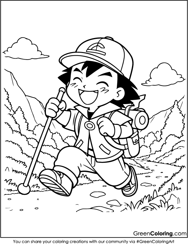 free coloring pages of Pokémon for kids