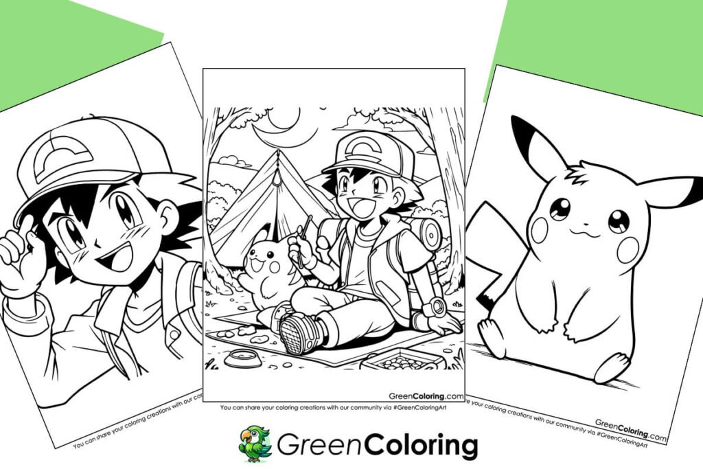 pokemon printable coloring pages