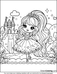 12 Barbie Coloring Pages (Download Free Printable PDF)