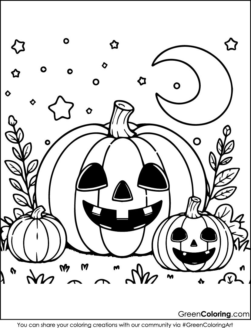 Download Free Halloween cat Coloring Pages pdf printable online