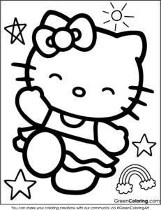 Hello Kitty Coloring Pages: Get 10 Free Printable PDFs!