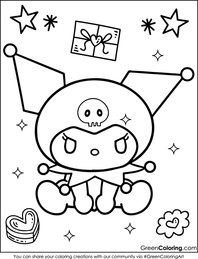 30 Kuromi Coloring Pages: Free PDF Printables