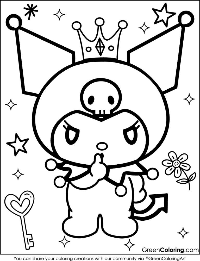 38 Kuromi Coloring Pages: Free PDF Printables