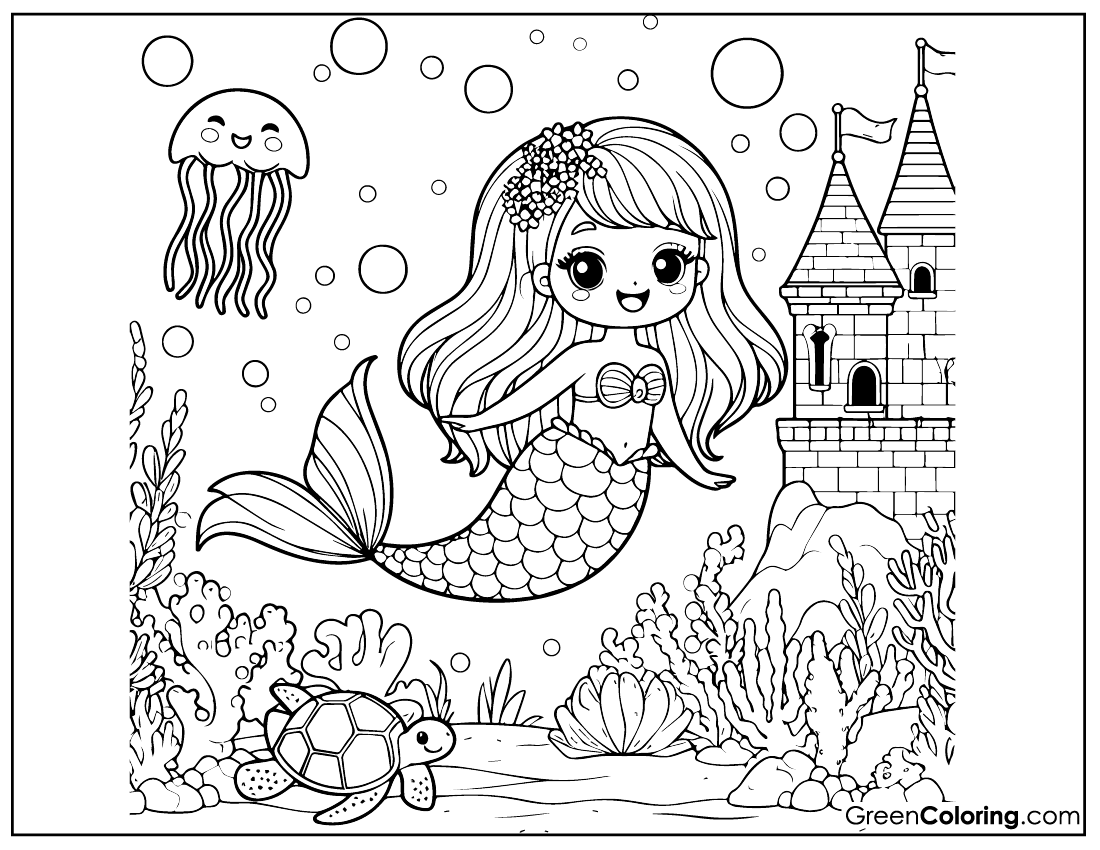 free cute colouring pages for kids and toddlers