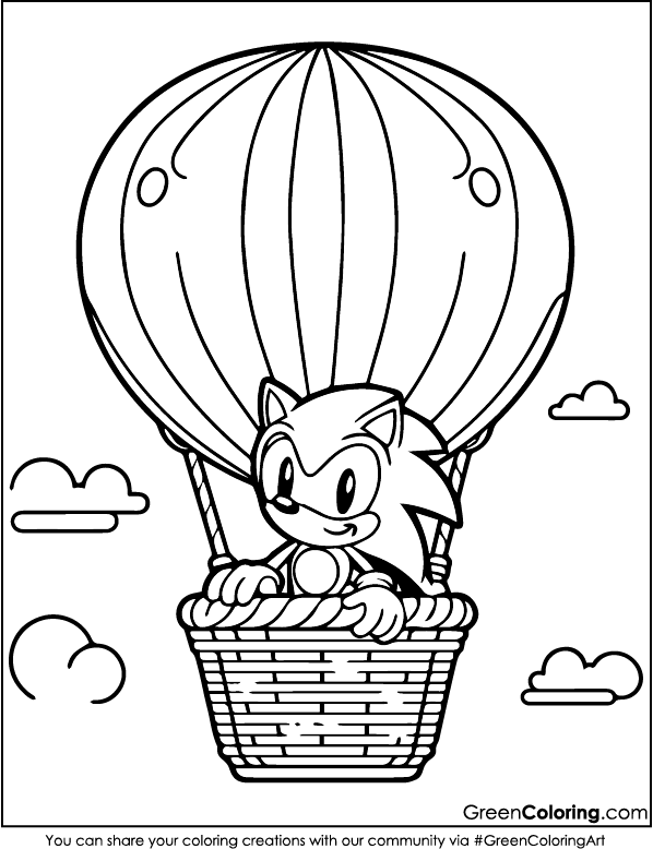 printable sonic coloring pages pdf free