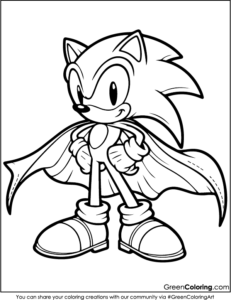 70 Must-Have Super Sonic Coloring Pages: Free Printable PDFs