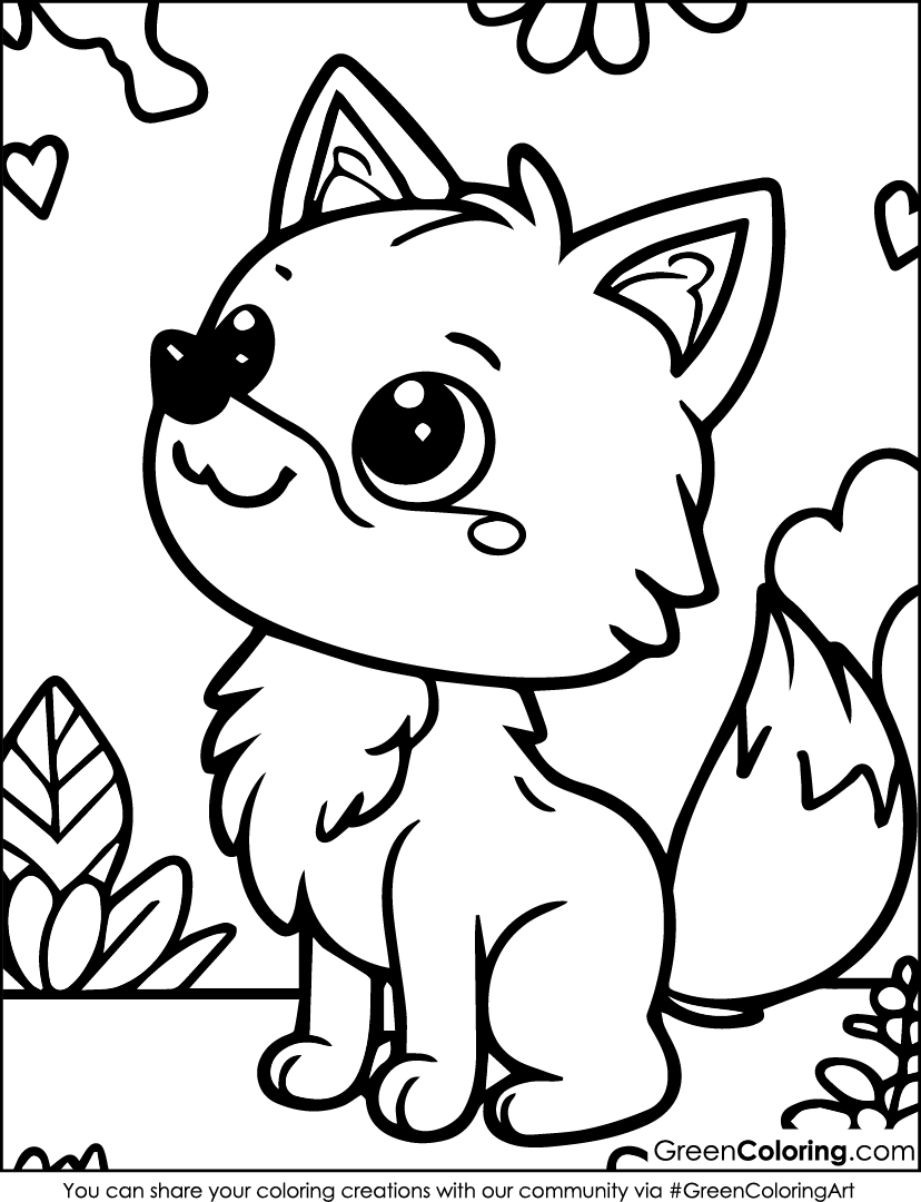 Wolf Coloring Pages