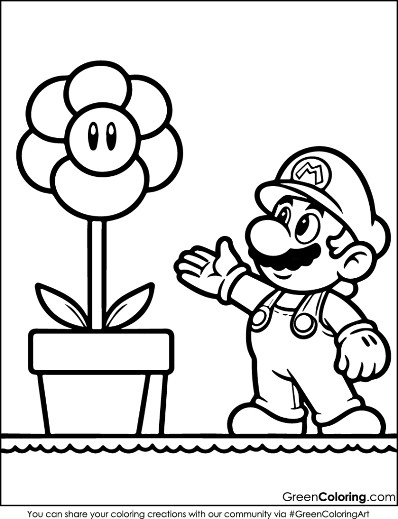 12 Must-Have Super Mario Coloring Pages, Free Printable PDFs