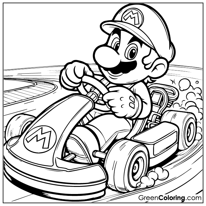 Mario Coloring Pages