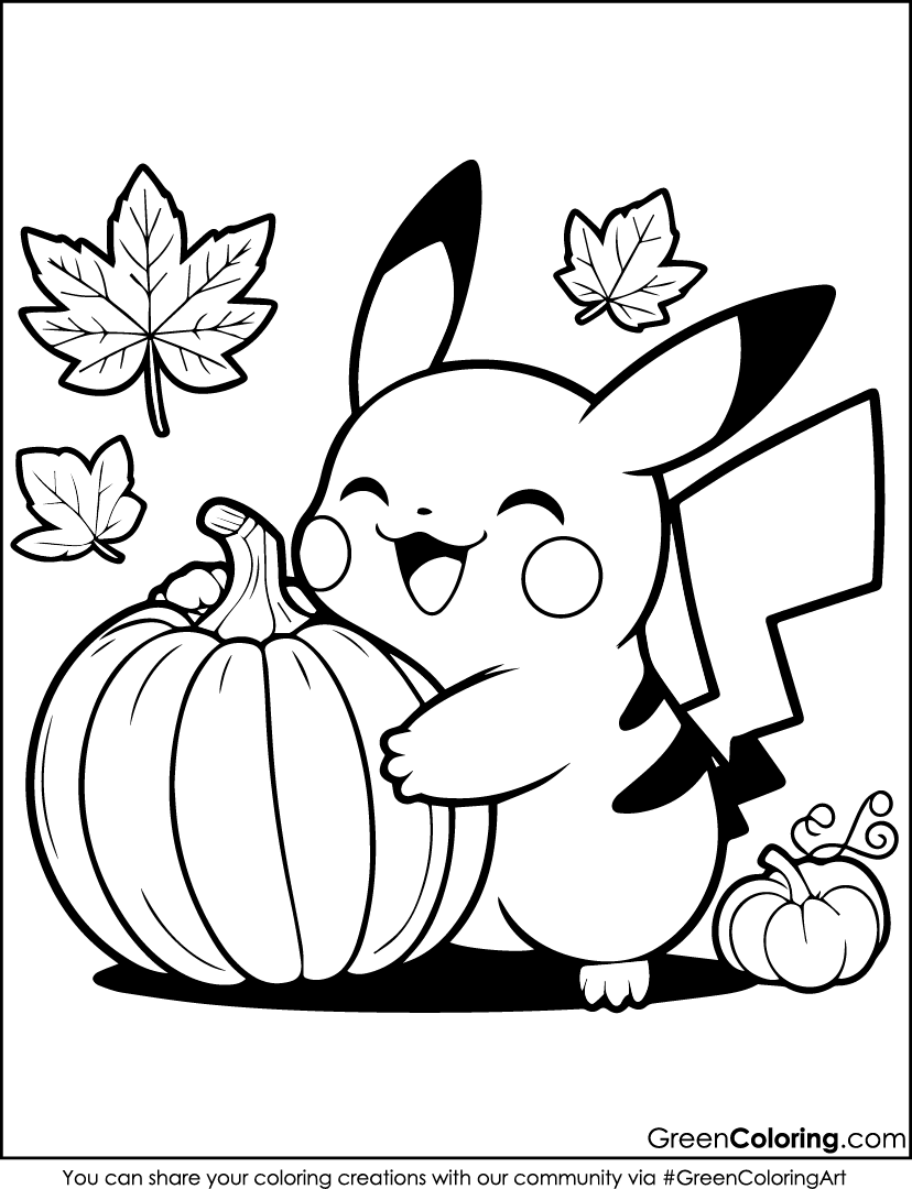 halloween pokemon coloring pages