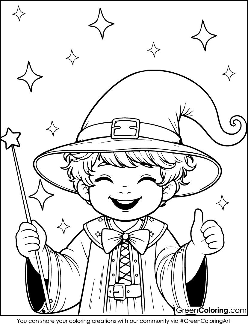 Printable Halloween Coloring Pages PDF Free