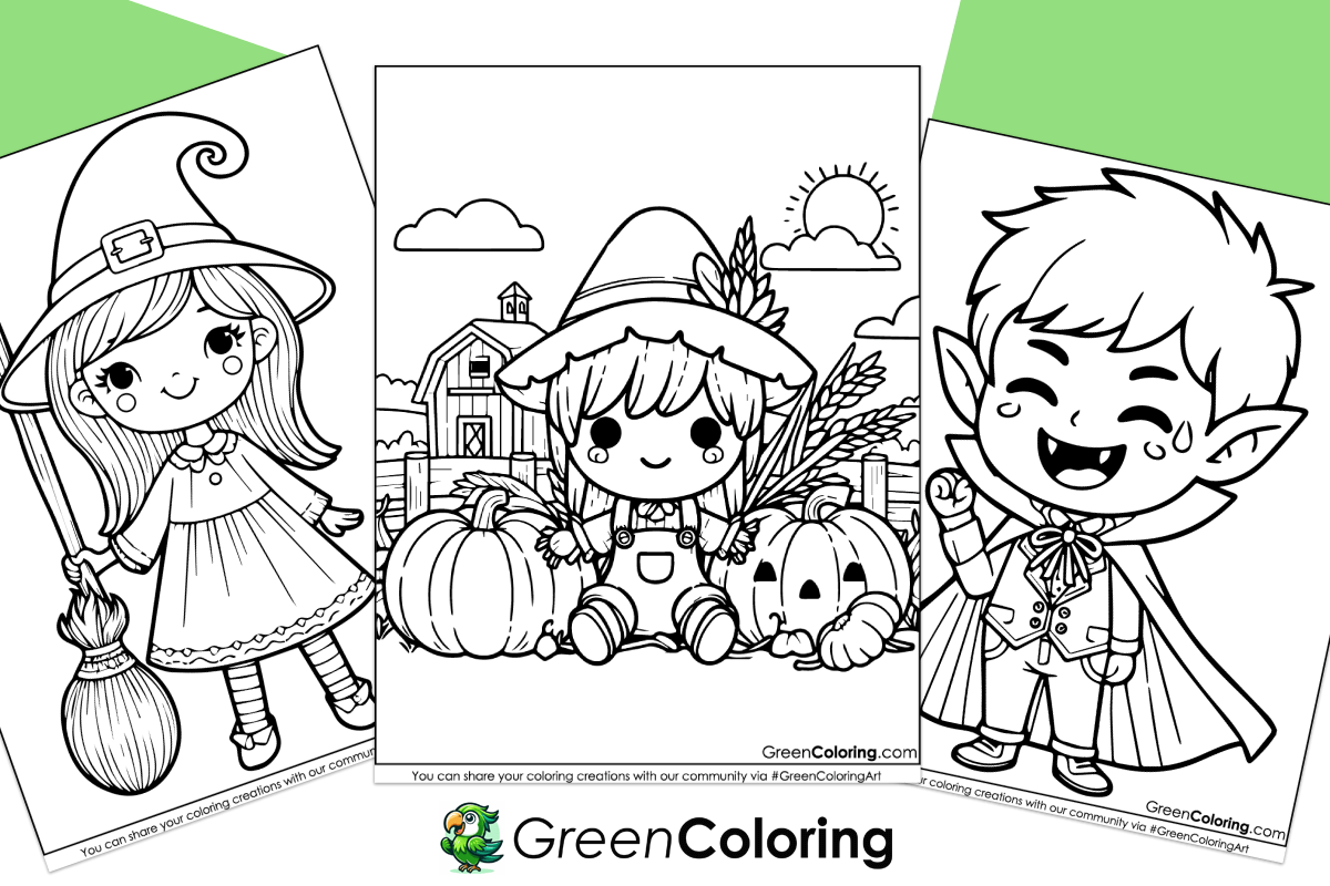 Halloween coloring pages