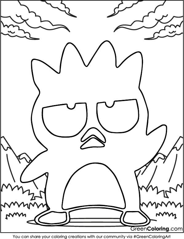 Badtz-Maru Coloring Pages