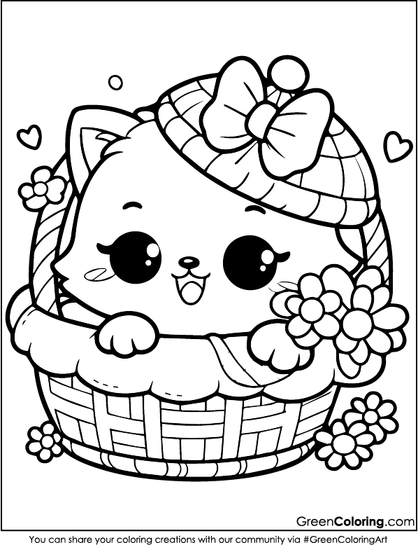 coloring pages cat