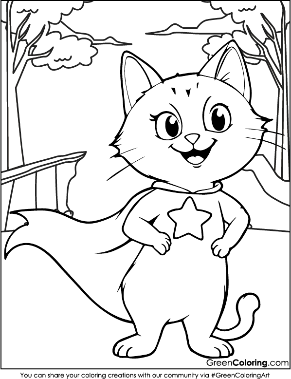 Cat Coloring Pages