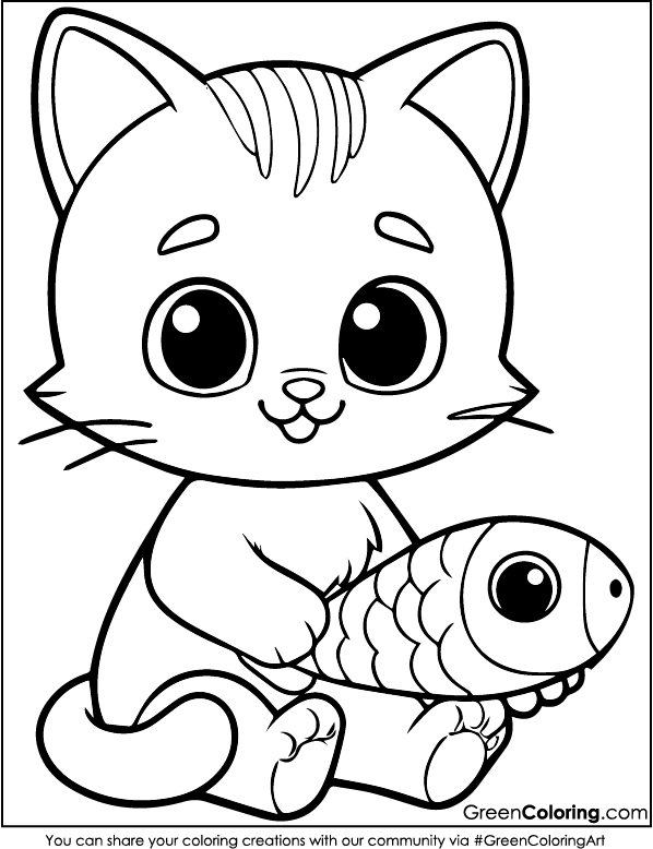 Cat Coloring Pages