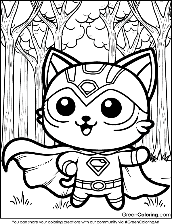 cats coloring pages