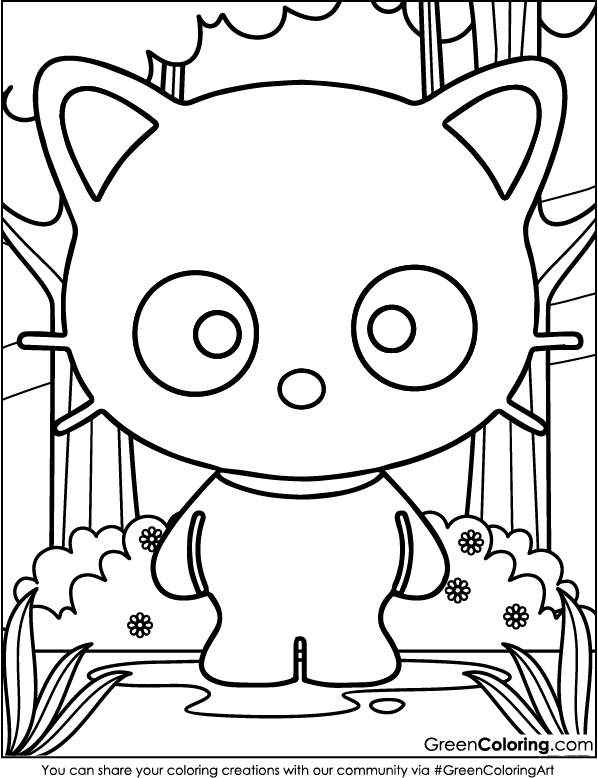 Chococat Coloring Pages