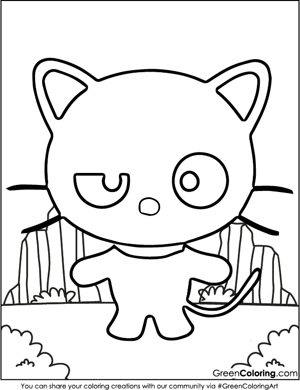 Chococat Coloring Pages