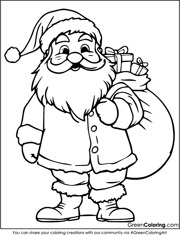 Download Printable Christmas Coloring Pages