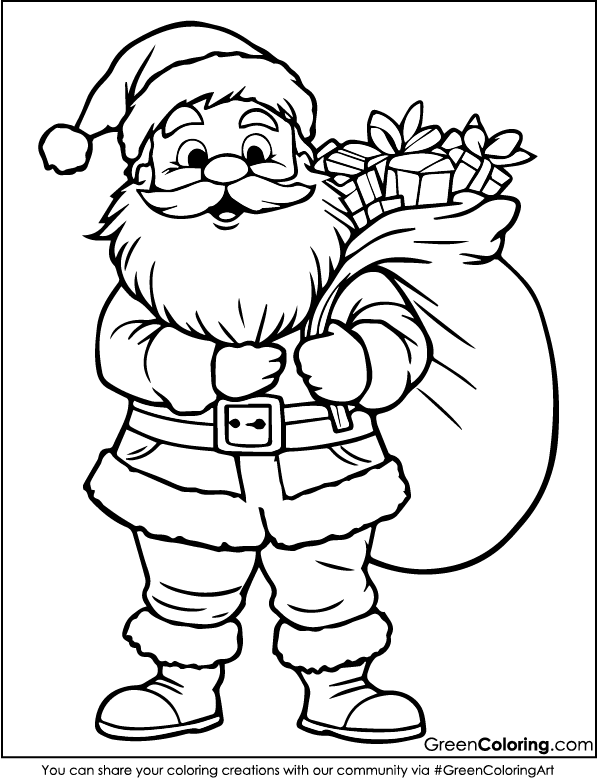 christmas coloring sheet pdf