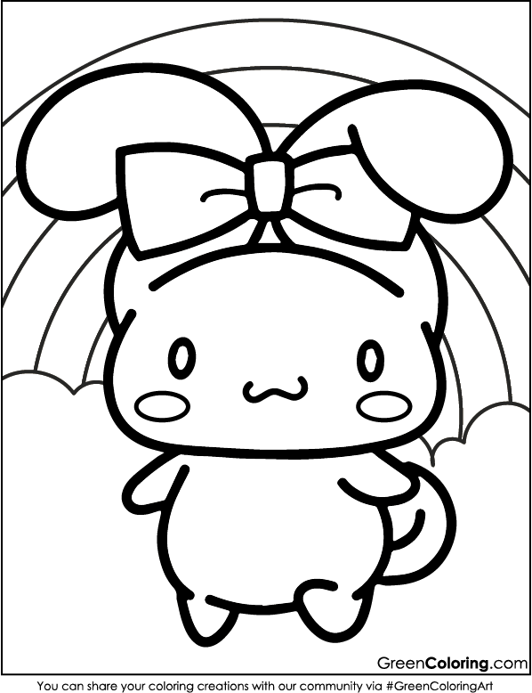 Cinnamoroll Coloring Pages