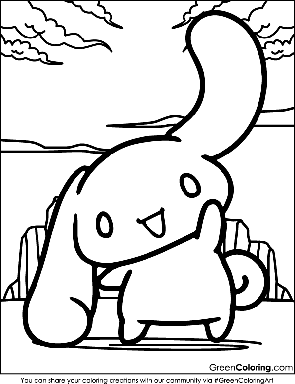 Cinnamoroll Coloring Pages