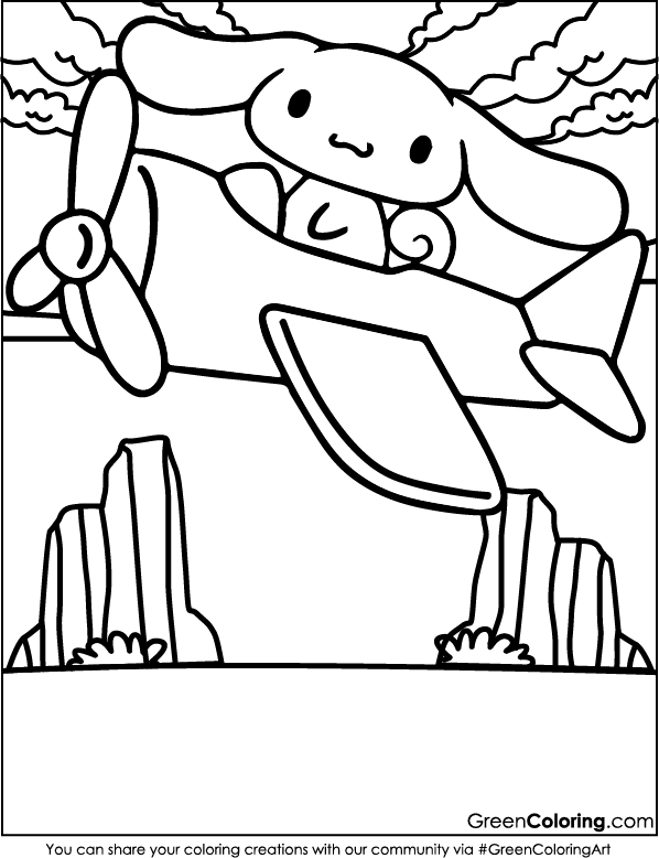 Cinnamoroll Coloring Pages