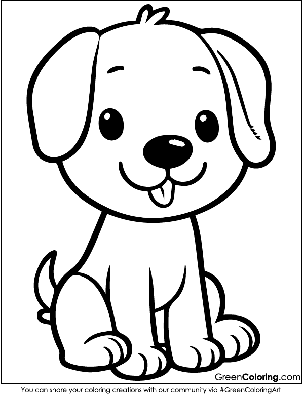 Dog Coloring Pages PDF