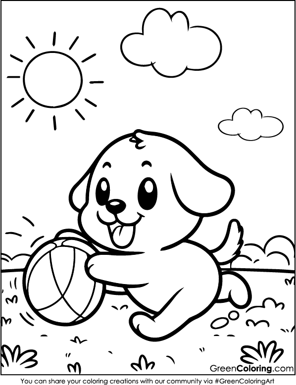 Dogs Coloring Pages