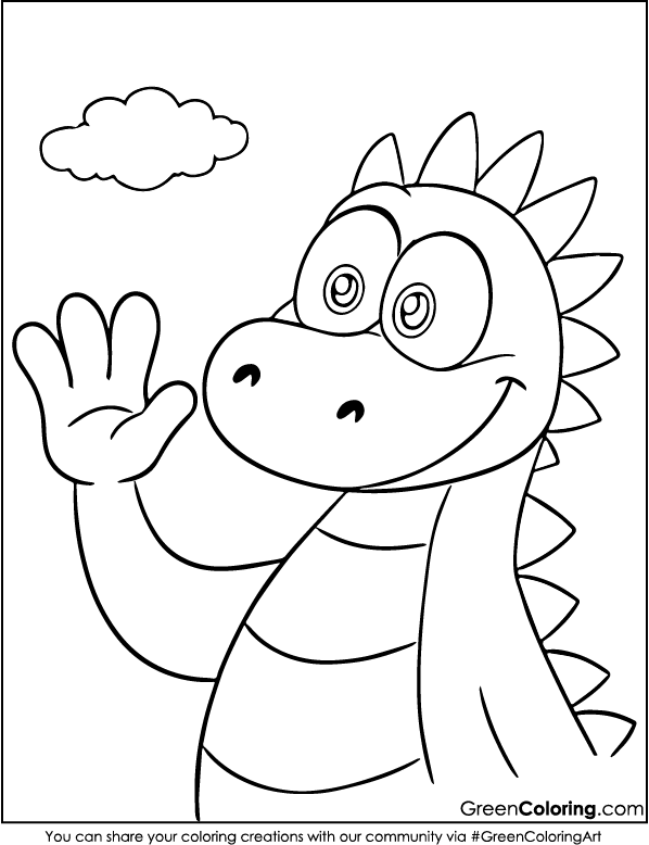 Dragon Coloring Page