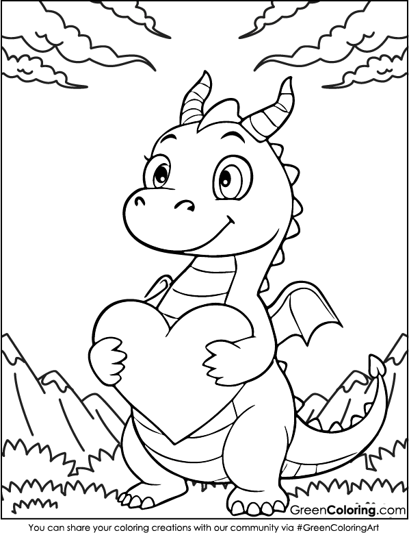 Dragon Coloring Pages