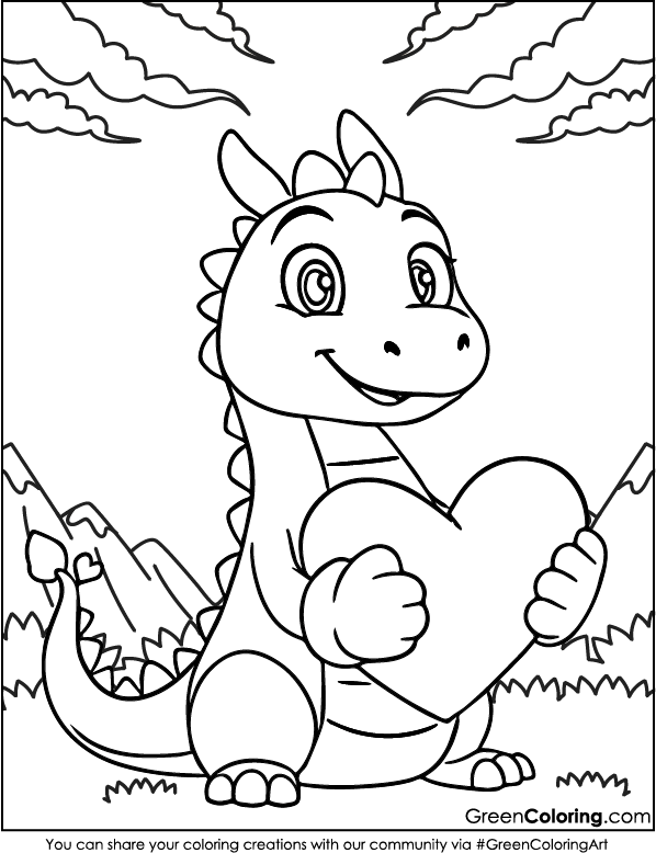 Dragon Coloring Pages PDF