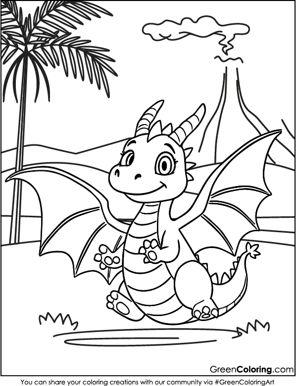 Dragon Coloring Pages