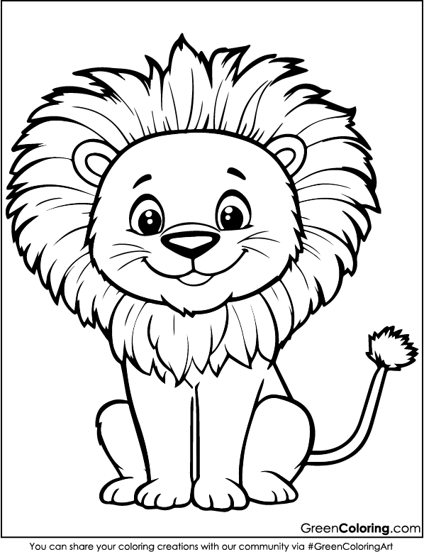 Lion Coloring Pages