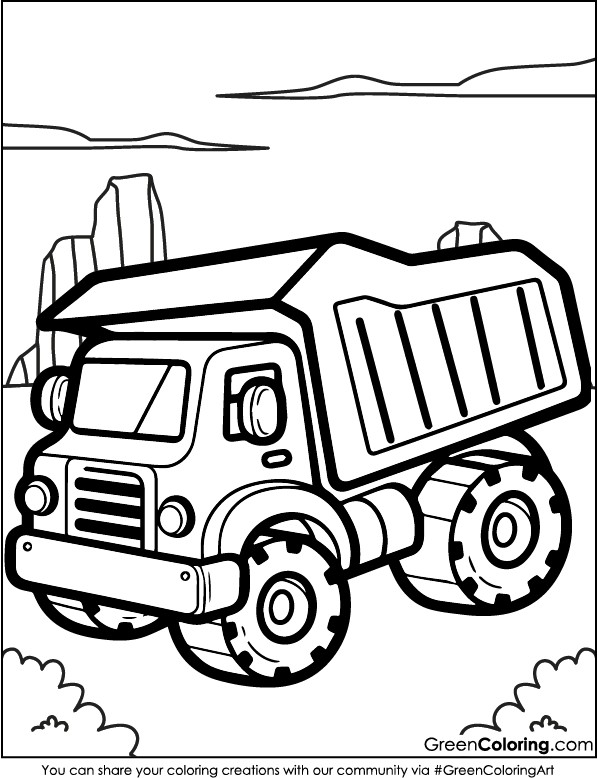 coloring page of old cars