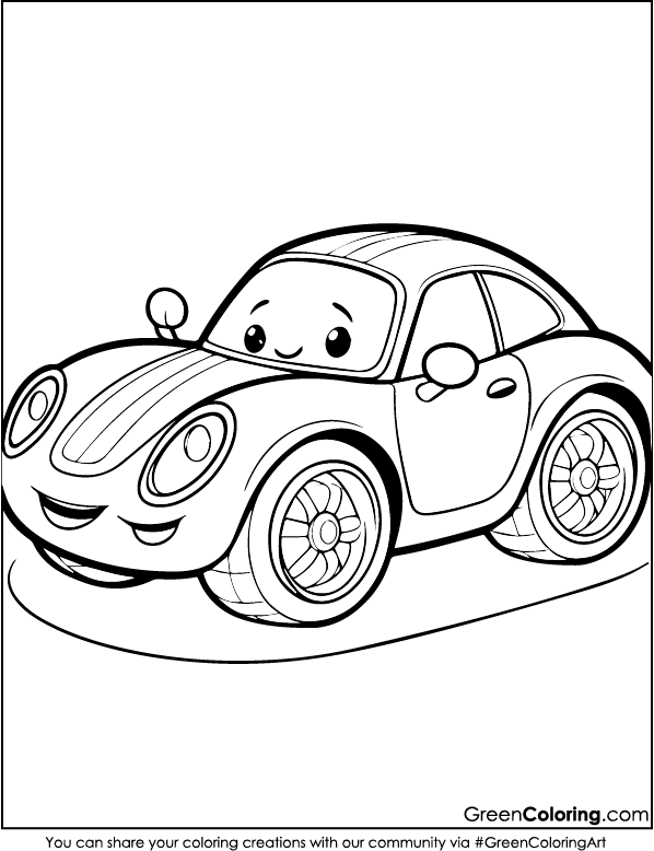 race car coloring pages