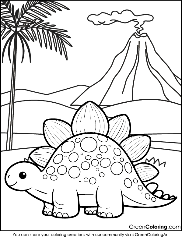 Dinosaur Coloring Pages