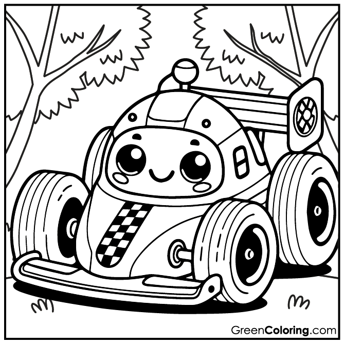 20 Car Coloring Pages (Download Free Printable PDF)