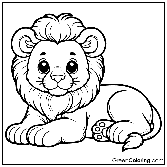 20 Lion Coloring Pages (Download Free Printable PDF)