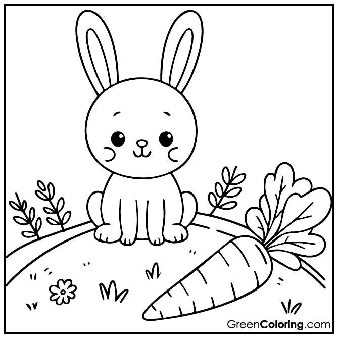 22 Rabbit Coloring Pages (Download Free Printable PDF)