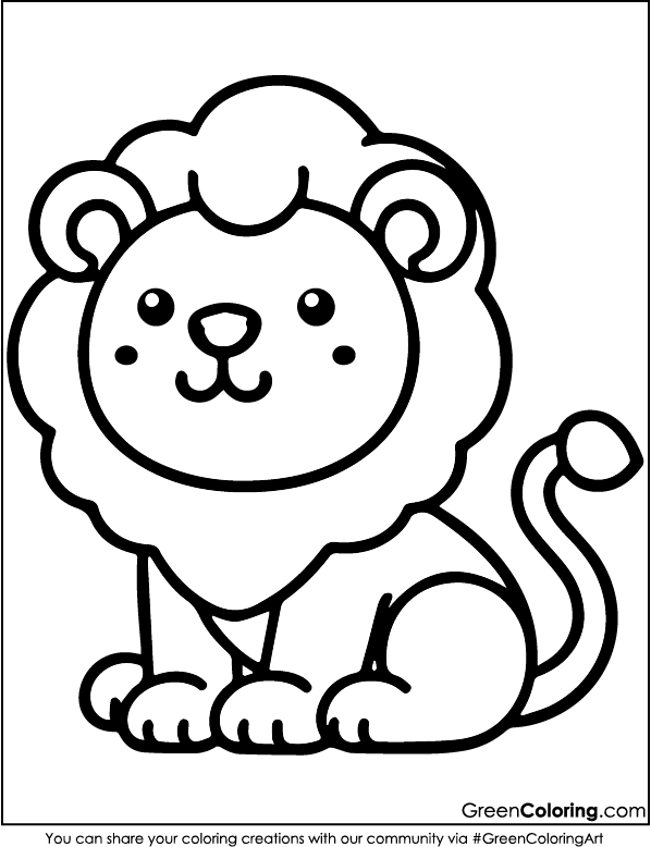 Lion Coloring Pages