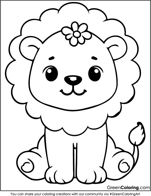 Lion Coloring Pages