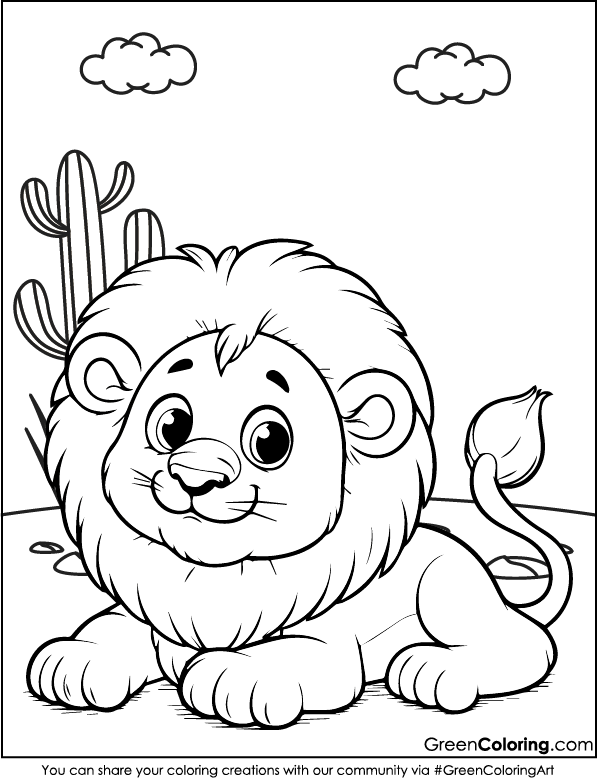 Lion Coloring Pages