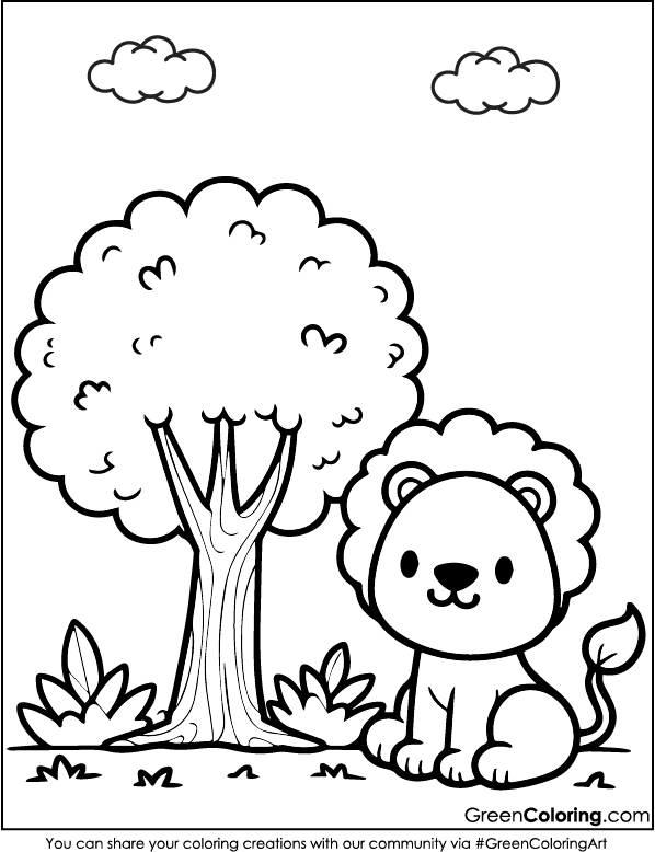 Lion Coloring Pages